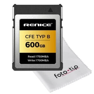 Renice PSLC 600GB CF express B Karte - Zdjęcie 1 z 2