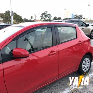 Weather shields Window visors Suitable for Yaris Hatchback 2011-2018 Tinted 4pcs - Picture 1 of 8