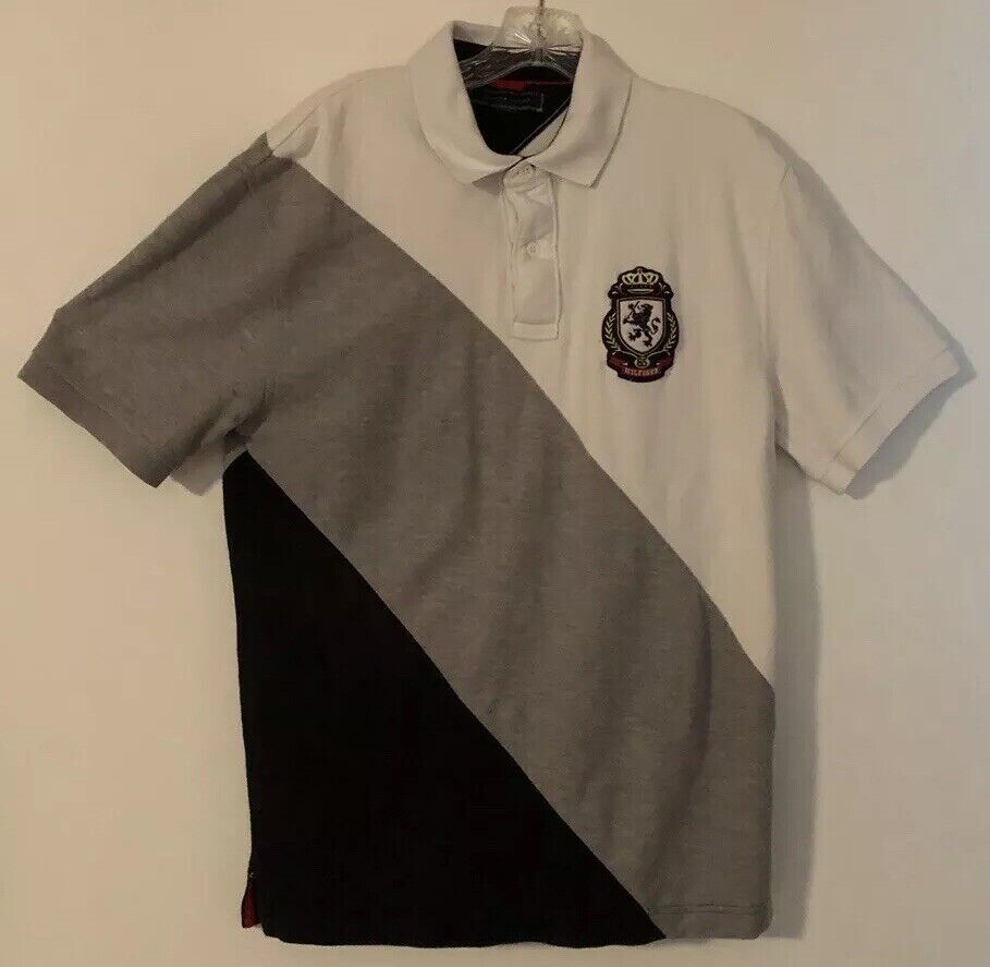 Tommy Hilfiger Big Crest #85 Short Sleeve Polo Shirt.SZ.LG.EUC. | eBay