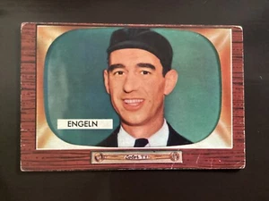 1955 Bowman William Engeln Umpire #301 Poor - Picture 1 of 2