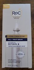 ROC Derm Correxion Fill+TreatSerum Advanced Retinol Triple Hyaluronic Acid 0.5oz