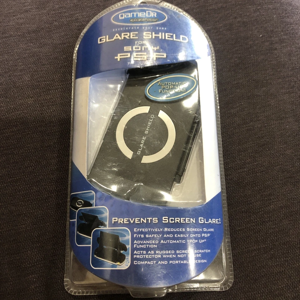 GameDr Glare Shield for Sony PSP Compact Auto Pop up Screen Protection