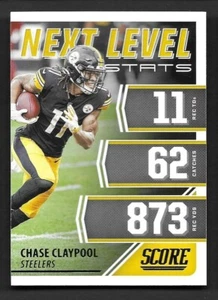 2021 Score Next Level Stats #24 Chase Claypool Pittsburgh Steelers - Picture 1 of 1