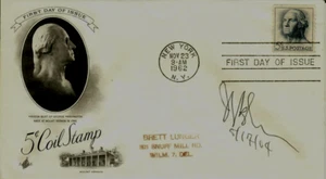"Nobel Prize In Economics" James Buchanan Hand Signed FDC From 2004 - Picture 1 of 1