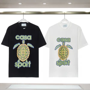 Nuevo Castillo Estrellado Casa Monograma Logo Manga Corta Pareja Camiseta Hombre Prendas para el torso - Imagen 1 de 9