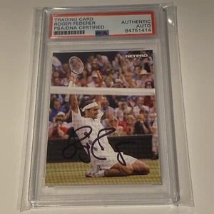 Roger Federer Tennis Autographed ROOKIE 2003 NetPro #3 signed Card PSA/DNA - Picture 1 of 2