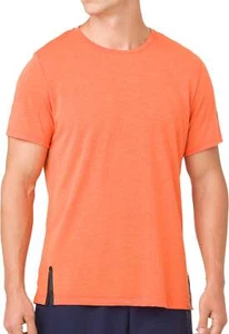 Asics Gel-Cool 2 Mens Running Top Orange Short Sleeve Lightweight Run T-Shirt - Picture 1 of 6