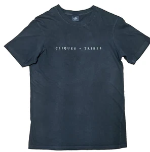 Black T-Bar X Cotton On 'Cliques + Tribes' T-shirt Size S/P Short Sleeve Tee - Picture 1 of 5