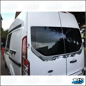 Transit Custom Van Rear (BARNDOOR) Mountain Camper Graphics Decal - Picture 1 of 2