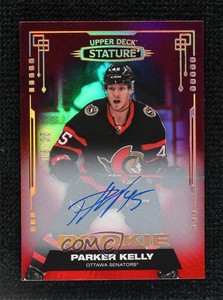 2021-22 Upper Deck Stature Rookies Red /35 Parker Kelly #191 Rookie Auto RC
