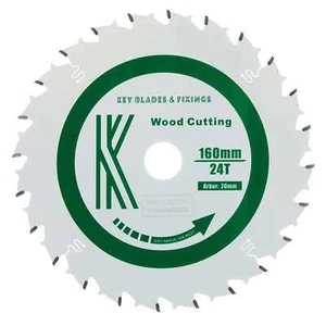 160mm x 20mm x 1.8mm 24 Tooth HKC Track Circular Saw Blade - 2102 - Picture 1 of 4