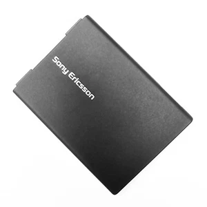 Sony Ericsson W380i rear battery cover Black back housing shell Genuine W380 - Picture 1 of 13
