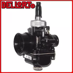 02695 DELLORTO PHBG 19 DS AIR CARBURETOR MANUAL FANTIC BIG WHEEL 50 2T WITH MI - Picture 1 of 5