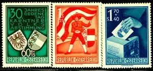 1950 Carinthia Parliamentary elections,Coat of Arms,Flag,Hand,Austria,Mi.952,MNH - Picture 1 of 2