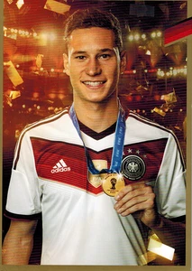 Limited, Limitierte Edition DFB Autogrammkarte! Julian Draxler!! RAR!!, Gold - Picture 1 of 2