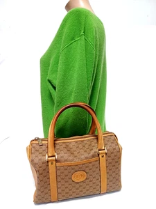 GUCCI MICRO GG MONOGRAM SUPREME SMALL PVC BOSTON HANDTASCHE 00.58.0140 VINTAGE - Bild 1 von 19