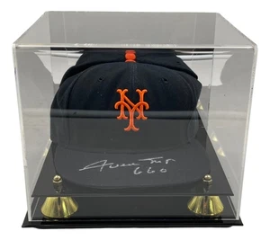 Willie Mays Signed New York Giants Cooperstown Collection Hat 660 PSA w/ Case - Picture 1 of 4