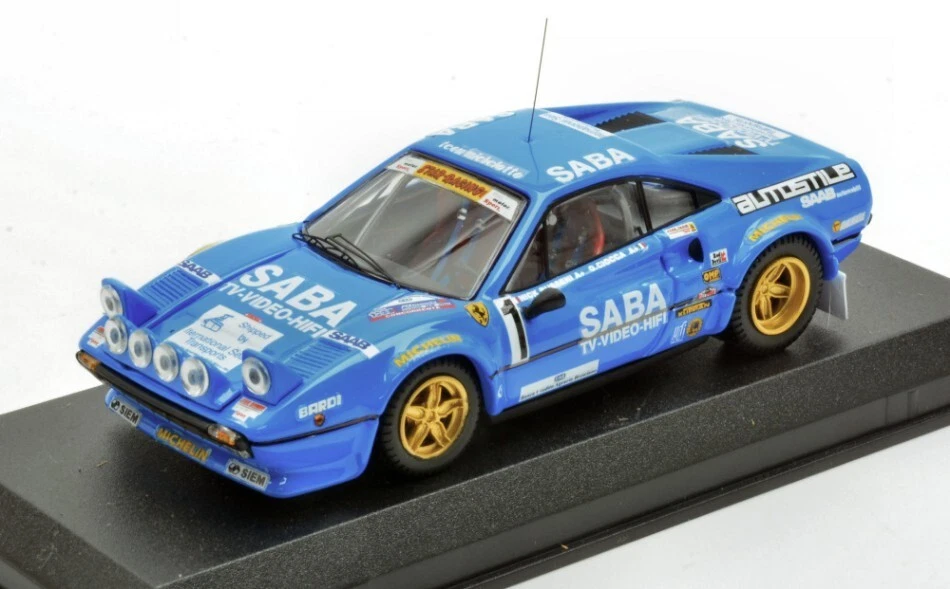FERRARI 308 GTB N.1 WINNER RALLY 1000 MIGLIA 1983 BUSSENI-CIOCCA 1:43 - Immagine 1 di 1