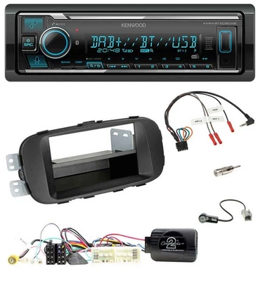 Kenwood Bluetooth Lenkrad DAB USB Autoradio für Kia Soul 2017-2019 schwarz Displ - Bild 1 von 4