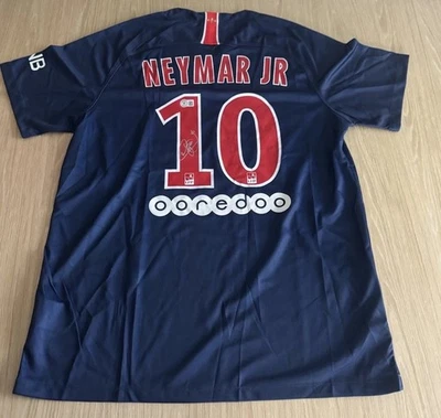 NEYMAR SIGNED PSG JERSEY BAS BECKETT PARIS SAINT GERMAIN - Image 1 of 2
