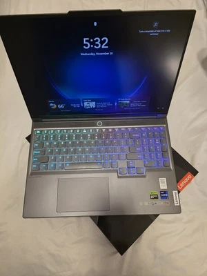 Lenovo Legion Slim 7i 16-inch, RTX 4070, Intel i9, 1TB SSD *Box Included - Mint* - Image 1 of 4
