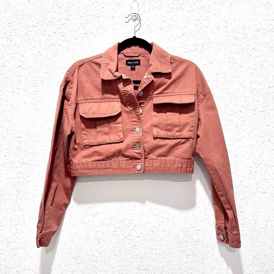 Chaqueta vaquera para mujer New Look Rust S Foto 1 de 4