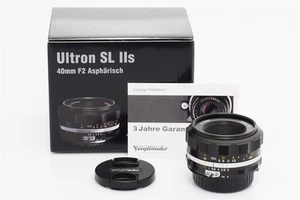 Voigtländer Ultron 2/40Mm Slii-S Ais Black For Nikon F-Mount - Picture 1 of 1