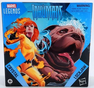 Hasbro Marvel Legends Inhumans CRYSTAL & LOCKJAW Action Figure Box Set • NEW - Image 1 of 4