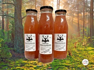 Hirsch Kraft Brühe 3 Flaschen x 500ml - Bild 1 von 1