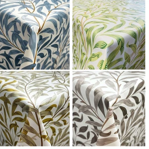 Wipe Clean PVC Vinyl Tablecloth 140cm x 200cm William Morris Willow Bough - Picture 1 of 63