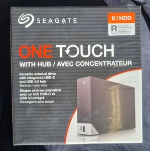 Disque dur externe Seagate 6 To One Touch USB 3.0 Desktop Hub - Photo 1/5