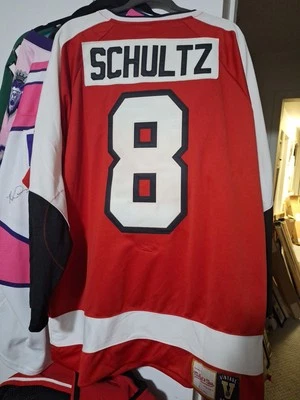 Flyers Dave Schultz #8 Mitchell & Ness 1974-1975 Authentic Jersey 2XL / 54 - Image 1 of 4