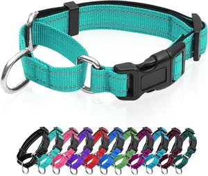 Reflektierende Martingale Hundehalsbänder, mit Schnellverschlussschnalle. Verstellbar - Bild 1 von 22