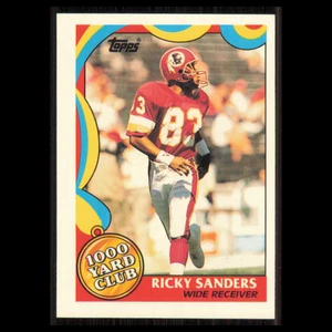 Ricky Sanders #10 1989 Topps 1000 Yard Club Washington Redskins Football Card NM - Picture 1 of 3