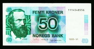 NORWEGEN. 50 Kroner 1995. P. 42f. - Bild 1 von 2