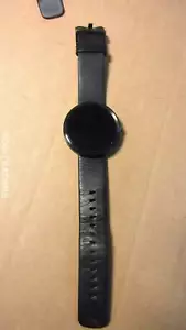 Motorola Moto 360 SmartWatch 46mm - Black Leather - EXCL CRADLE / CHARGER - Bild 1 von 4