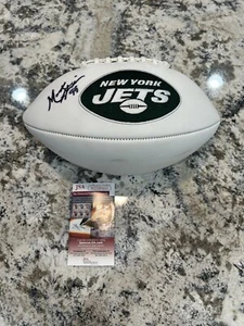 Logo Jets firmato Mark Gastineau calcio (JSA COA) membro New York - Foto 1 di 1