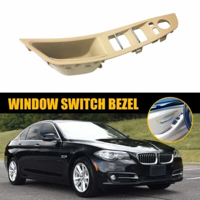 Panel de control interruptor ventana puerta delantera izquierda moldura para BMW F10 535i 550i 528i M5 Foto 1 de 4