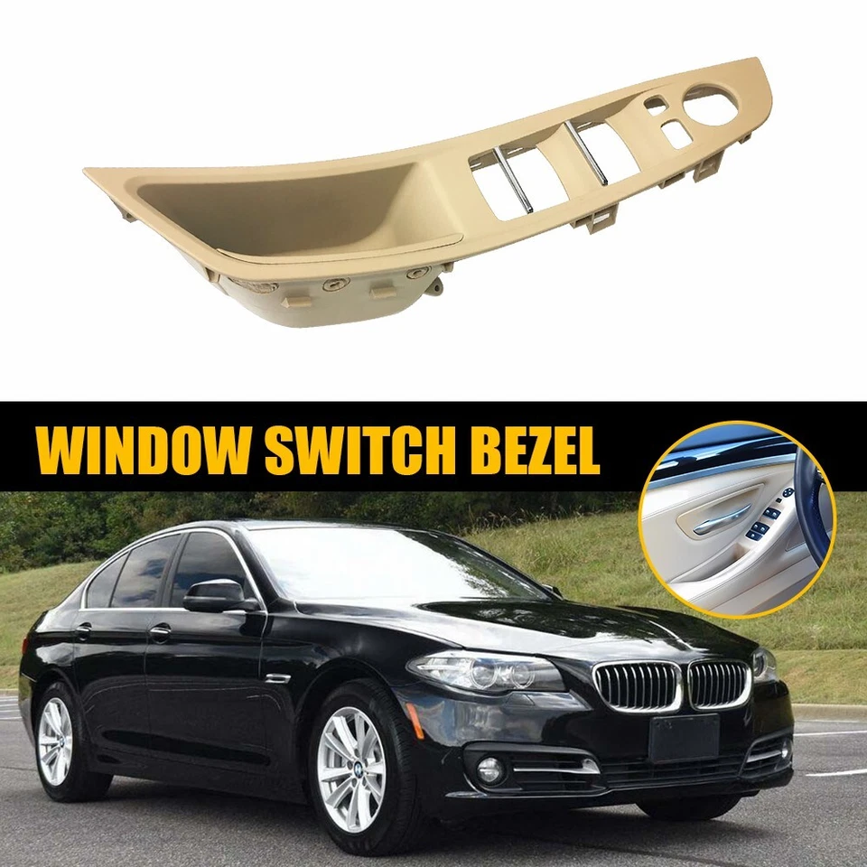 Panel de control interruptor ventana puerta delantera izquierda moldura para BMW F10 535i 550i 528i M5 Foto 1 de 4