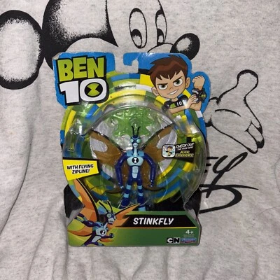 Nuevo - STINKFLY - Figura de acción BEN 10 Flying Zipline PLAYMATES TOYS 76110 - 2017 Foto 1 de 4