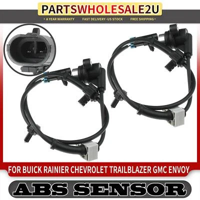 2x Sensor de velocidad de rueda ABS trasero izquierdo y derecho para Chevy Trailblazer GMC Envoy Saab 9-7x Foto 1 de 4