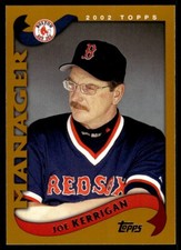 2002 Topps Baseball Card Joe Kerrigan Boston Red Sox #288