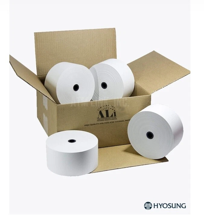 Hyosung ATM Paper Roll - 8 Rolls [Standard Weight]