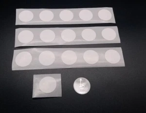 10 Stück NFC Tags Sticker 13.56MHz Ntag213 rund 25mm ISO14443A NTAG 213 - Bild 1 von 4