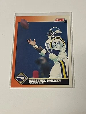 1991 Score #348 Herschel Walker **015844 - Image 1 of 2