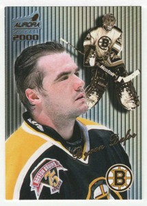 Byron Dafoe - Boston - Striped (Hockey Card) 1999-00 Pacific Aurora # 12 MT