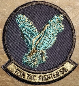 AIR FORCE USAF PATCH - 17TH TACTICAL FIGHTER SQUADRON SUBDUED SHAW AFB, SC VTG 2 - Picture 1 of 2
