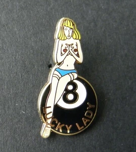 LUCKY LADY CLÁSICO NARIZ ARTE USAF EE. UU. SOLAPA PIN INSIGNIA 5/8 x 1,1 PULGADAS - Imagen 1 de 1
