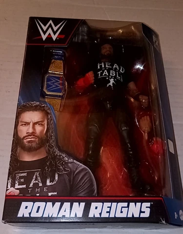 WWE Elite Top Picks : Roman Reigns - Head Of The Table Action Figure MATTEL NIB Cover