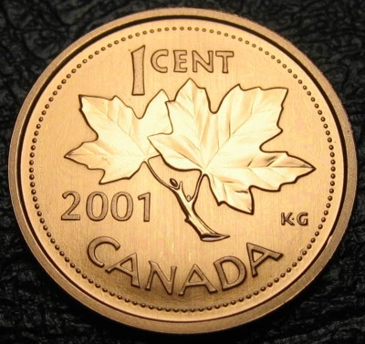 Canada 2001-p 1-cent SPECIMEN Uncirculated - Image 1 of 2